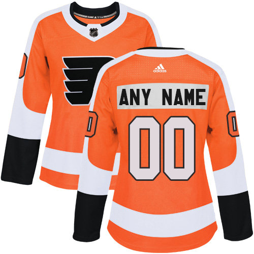 Women's Adidas Philadelphia Flyers Customized Authentic Orange Home NHL Jersey Women's Adidas Philadelphia Flyers Customized Authentic Orange Home NHL Jersey