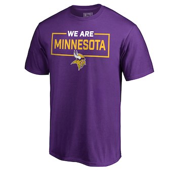 Men's Minnesota Vikings NFL Pro Line Purple We Are Icon T-Shirt
