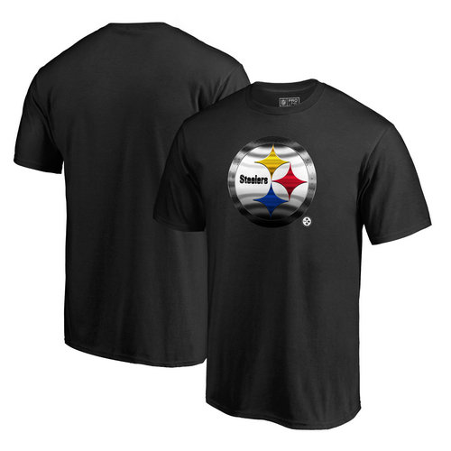 Pittsburgh Steelers NFL Pro Line Midnight Mascot Big and Tall T-Shirt - Black