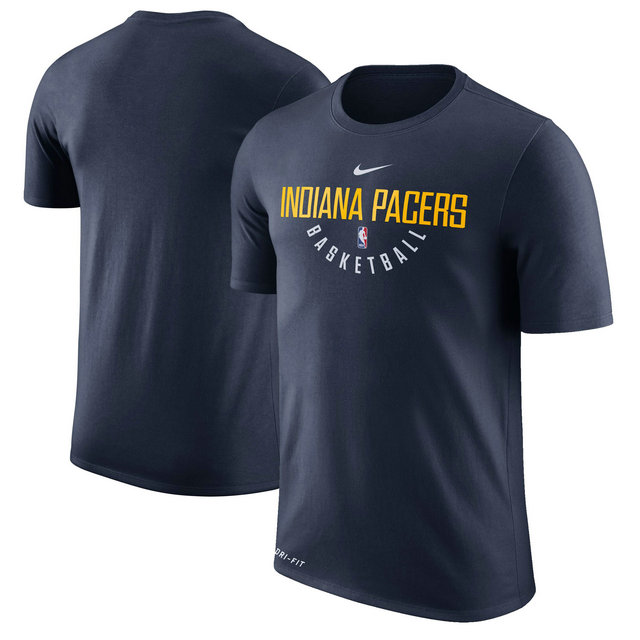 Indiana Pacers Navy Practice Performance Nike T-Shirt Indiana Pacers Navy Practice Performance Nike T-Shirt