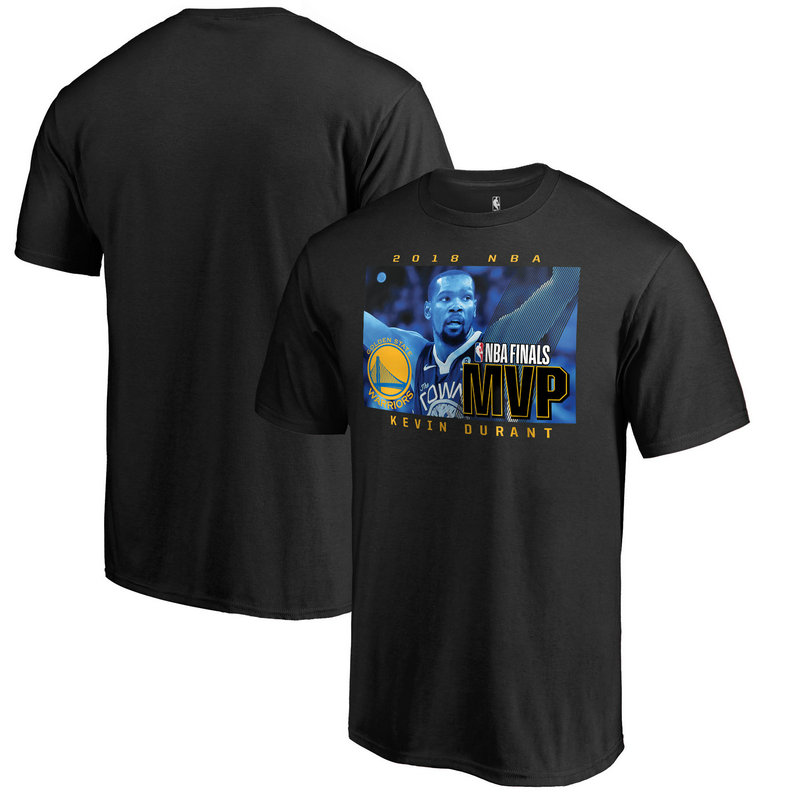 Kevin Durant Golden State Warriors 2018 NBA Finals Champions MVP T-Shirt - Black