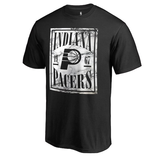 Men's Indiana Pacers Black Court Vision T-Shirt