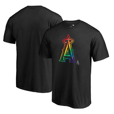 Men's Los Angeles Angels of Anaheim Pride Black T Shirt