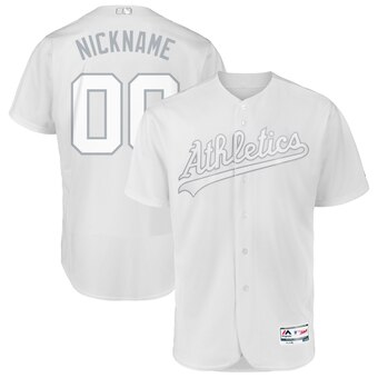Oakland Athletics Majestic 2019 Players' Weekend Flex Base Authentic Roster Custom White Jersey Oakland Athletics Majestic 2019 Players' Weekend Flex Base Authentic Roster Custom White Jersey