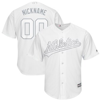 Oakland Athletics Majestic 2019 Players' Weekend Cool Base Roster Custom White Jersey Oakland Athletics Majestic 2019 Players' Weekend Cool Base Roster Custom White Jersey
