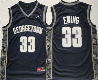 Men's Georgetown Hoyas #33 Patrick Ewing Navy Stitched Jersey Men's Georgetown Hoyas #33 Patrick Ewing Navy Stitched Jersey