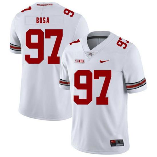 Women's Nike Ohio State Buckeyes #97 Joey Bosa Football Jersey White