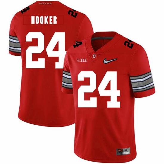Women's Nike Ohio State Buckeyes #24 Malik Hooker Football Jersey Diamond Red
