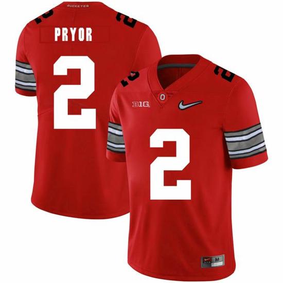 Women's Nike Ohio State Buckeyes #2 Terrelle Pryor Football Jersey Diamond Red
