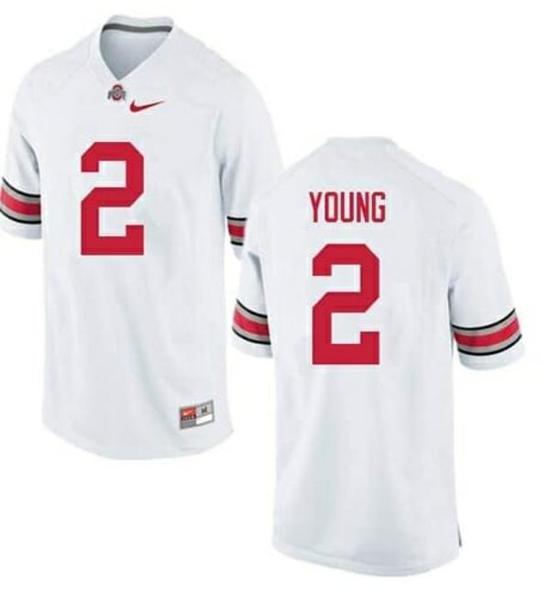 Women's Nike Ohio State Buckeyes #2 Chase Young NCAA College Football Jersey White
