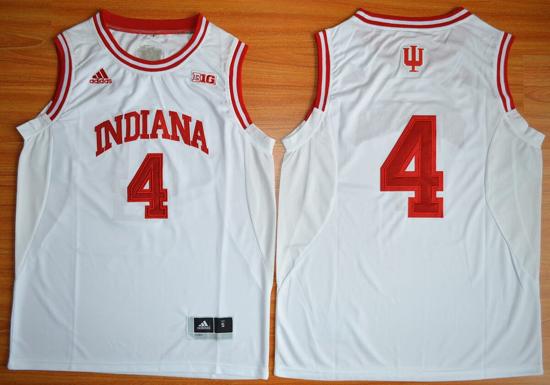 Men's Indiana Hoosiers #4 Victor Oladipo NCAA Basketball Jersey Red White Men's Indiana Hoosiers #4 Victor Oladipo NCAA Basketball Jersey Red White