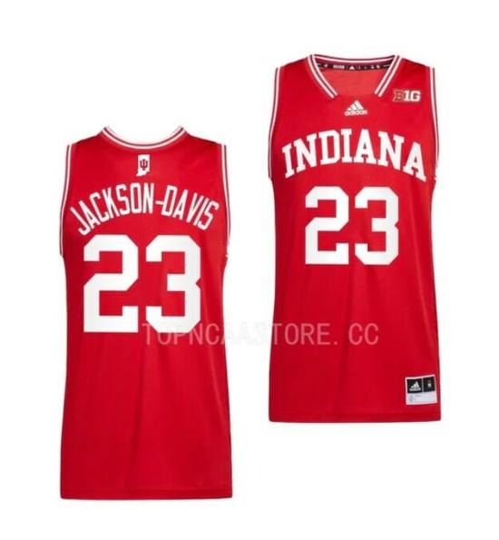 Men's Men's #23 Trayce Jackson Davis Jersey Indiana Hoosiers College Basketball Jerseys Red Men's Men's #23 Trayce Jackson Davis Jersey Indiana Hoosiers College Basketball Jerseys Red