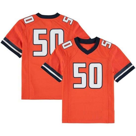 Men's Illinois Fighting Illini Custom Jersey Name Number College Football Men's Illinois Fighting Illini Custom Jersey Name Number College Football