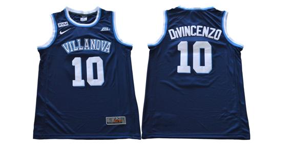 Men's Nike Villanova Wildcats #10 DIVINCENZO NCAA Basketball Jersey Dark Blue Men's Nike Villanova Wildcats #10 DIVINCENZO NCAA Basketball Jersey Dark Blue