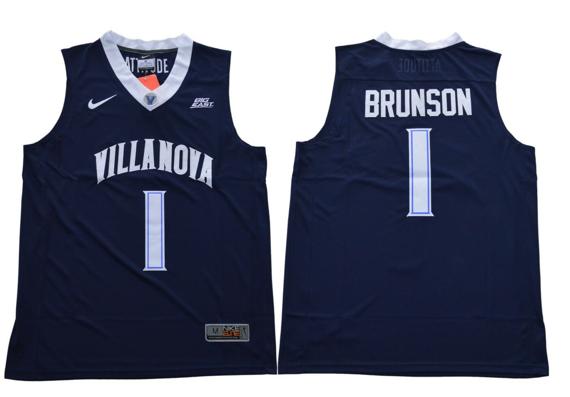 Men's Nike Villanova Wildcats #1 Brunson NCAA Basketball Jersey Men's Nike Villanova Wildcats #1 Brunson NCAA Basketball Jersey