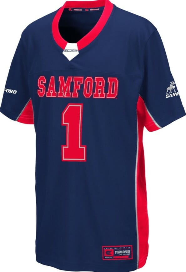 Men's Custom Samford Bulldogs Football Jersey University Navy Men's Custom Samford Bulldogs Football Jersey University Navy