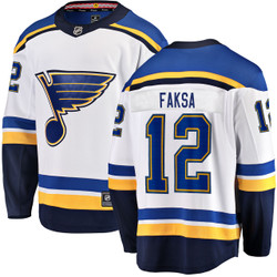 Men's Radek Faksa St. Louis Blues Away Breakaway Jersey