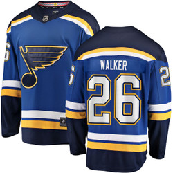 Men's Nathan Walker St. Louis Blues Home Breakaway Jersey