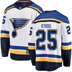 Men's Jordan Kyrou St. Louis Blues Away Breakaway Jersey