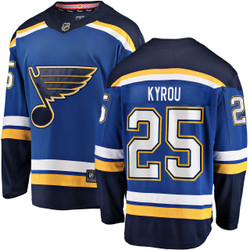 Men's Jordan Kyrou St. Louis Blues Home Breakaway Jersey