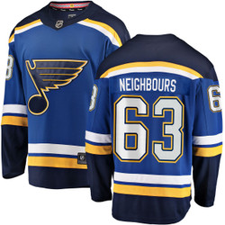 Men's Jake Neighbours St. Louis Blues Home Breakaway Jersey