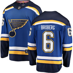 Men's Philip Broberg St. Louis Blues Home Breakaway Jersey