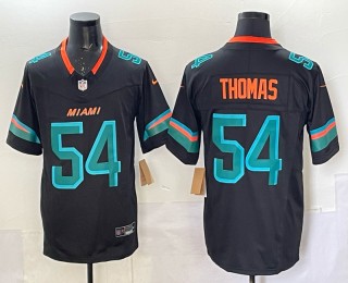 Men's Miami Dolphins #54 Zach Thomas Dark Waters Nike 'Rivalries' 2025 F.U.S.E. Vapor Limited Jersey Men's Miami Dolphins #54 Zach Thomas Dark Waters Nike 'Rivalries' 2025 F.U.S.E. Vapor Limited Jersey