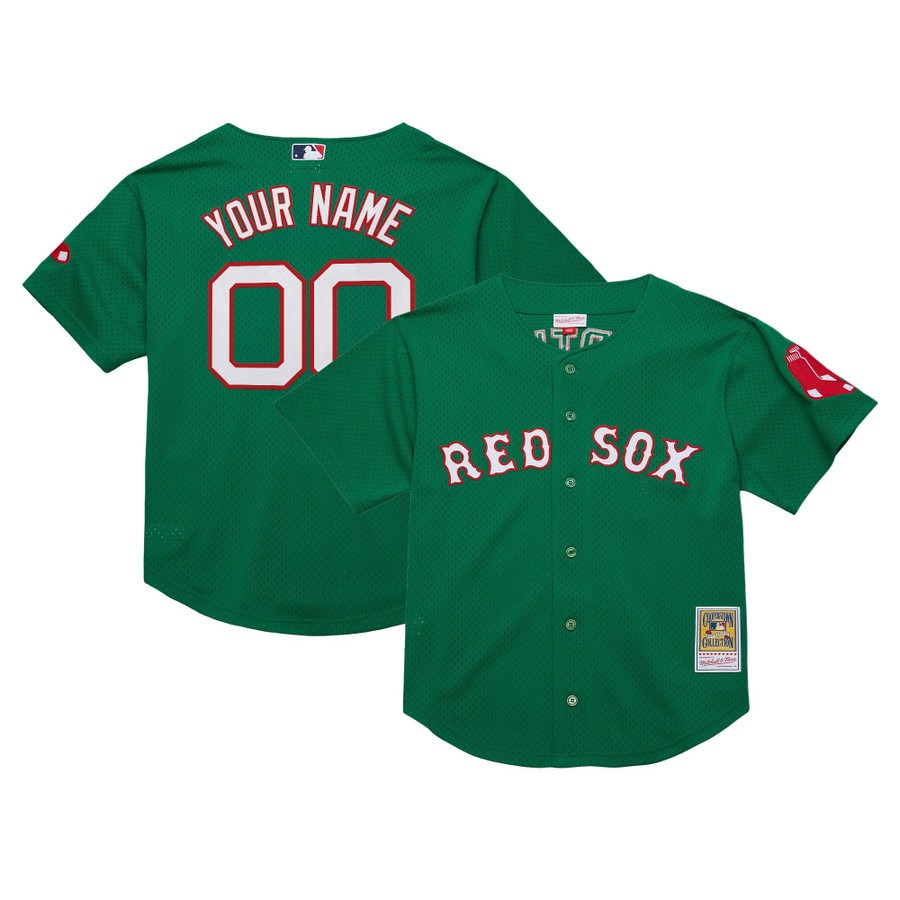 Men's Boston Red Sox Custom Green Throwback Cooperstown Collection Stitched Baseball Jersey Men's Boston Red Sox Custom Green Throwback Cooperstown Collection Stitched Baseball Jersey