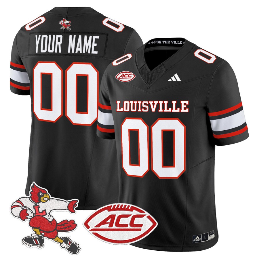 Men's Louisville Cardinals Custom 1980 Throwback 2025 Vapor F.U.S.E. Limited Stitched Football Jersey Black Men's Louisville Cardinals Custom 1980 Throwback 2025 Vapor F.U.S.E. Limited Stitched Football Jersey Black