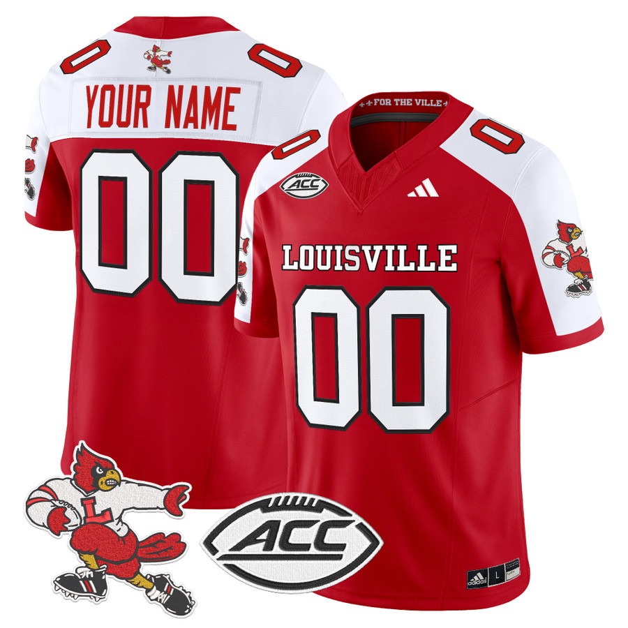Men's Louisville Cardinals 1980s Throwback Vapor F.U.S.E. Limited Custom Stitched Football Jersey - Red Alternate Men's Louisville Cardinals 1980s Throwback Vapor F.U.S.E. Limited Custom Stitched Football Jersey - Red Alternate