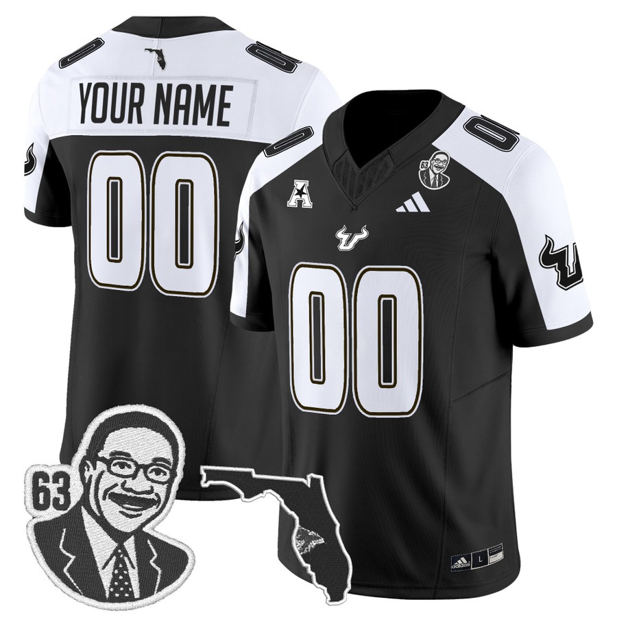 Men's South Florida Bulls Custom 'Lee Roy Selmon Legacy Edition' Vapor F.U.S.E. Limited Stitched Football Jersey - Black Alternate Men's South Florida Bulls Custom 'Lee Roy Selmon Legacy Edition' Vapor F.U.S.E. Limited Stitched Football Jersey - Black Alternate