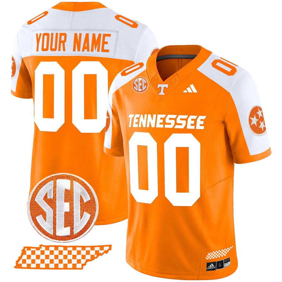 Men's Tennessee Volunteers Custom Orange Alternate Vapor F.U.S.E. Limited Stitched Football Jersey