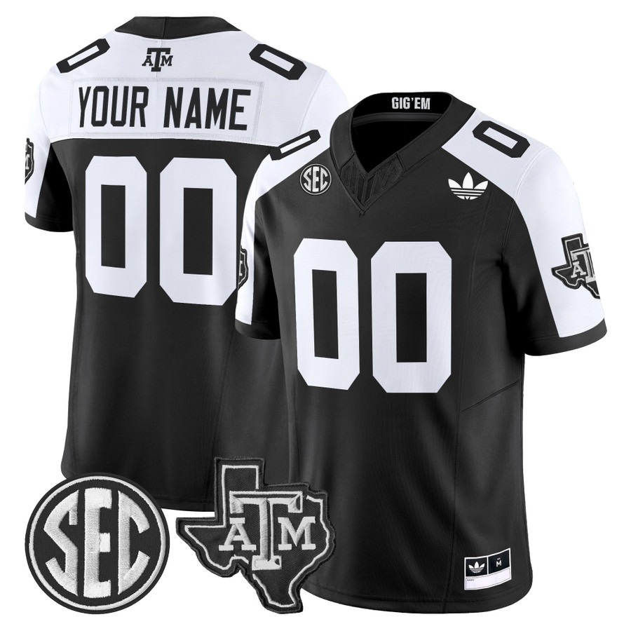 Men's Texas A&M Aggies Custom Black Alternate 2025 Vapor F.U.S.E. Limited V2 Stitched Football Jersey Men's Texas A&M Aggies Custom Black Alternate 2025 Vapor F.U.S.E. Limited V2 Stitched Football Jersey