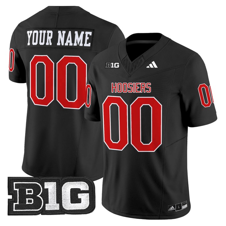 Men's Indiana University Custom Black Vapor F.U.S.E. Limited Stitched Football Jersey Men's Indiana University Custom Black Vapor F.U.S.E. Limited Stitched Football Jersey