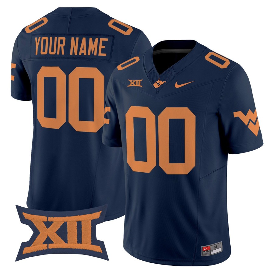 Men's West Virginia Mountaineers Custom 1965 Throwback Vapor F.U.S.E. Limited V2 Stitched Football Jersey