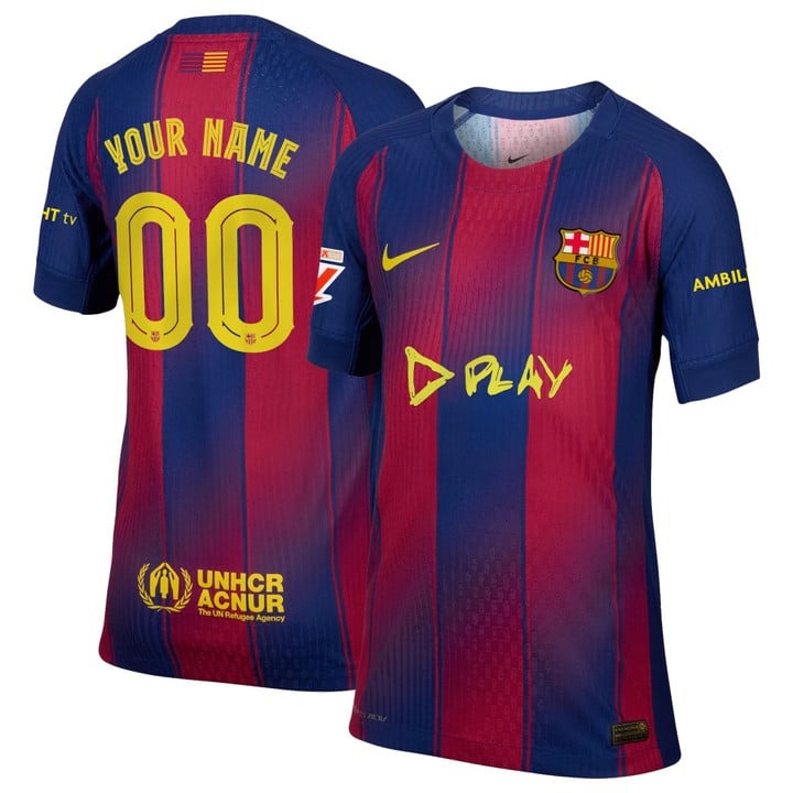 Youth FC Barcelona x Ed Sheeran El Clasico Edition Limited Custom Jersey