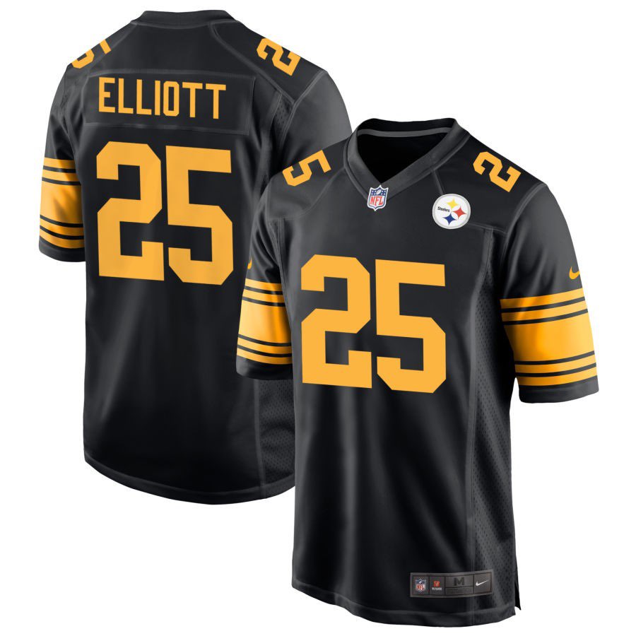 Men's Pittsburgh Steelers #25 DeShon Elliott Black Color Rush Vapor Untouchable Limited Stitched Jersey Men's Pittsburgh Steelers #25 DeShon Elliott Black Color Rush Vapor Untouchable Limited Stitched Jersey