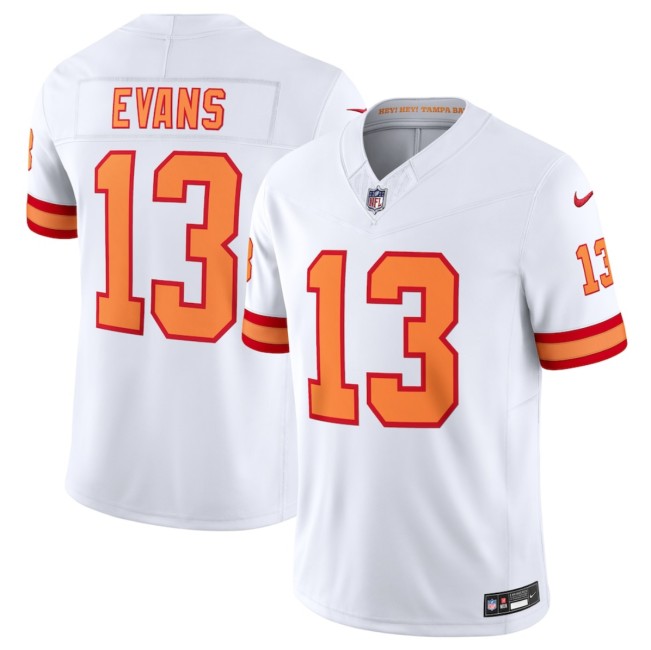 Youth Tampa Bay Buccaneers #13 Mike Evans White F.U.S.E  Throwback Vapor Untouchable Limited Stitched Jersey