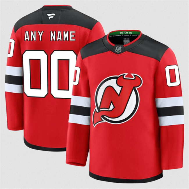 Women's New Jersey Devils Active Player Custom Red 2024-25 Home Stitched Hockey Jersey Women's New Jersey Devils Active Player Custom Red 2024-25 Home Stitched Hockey Jersey