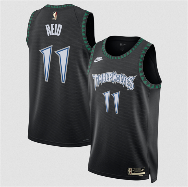Men's Minnesota Timberwolves #11 Naz Reid Black Trees Classic Edition 2025-26 Swingman Stitched Jersey Men's Minnesota Timberwolves #11 Naz Reid Black Trees Classic Edition 2025-26 Swingman Stitched Jersey