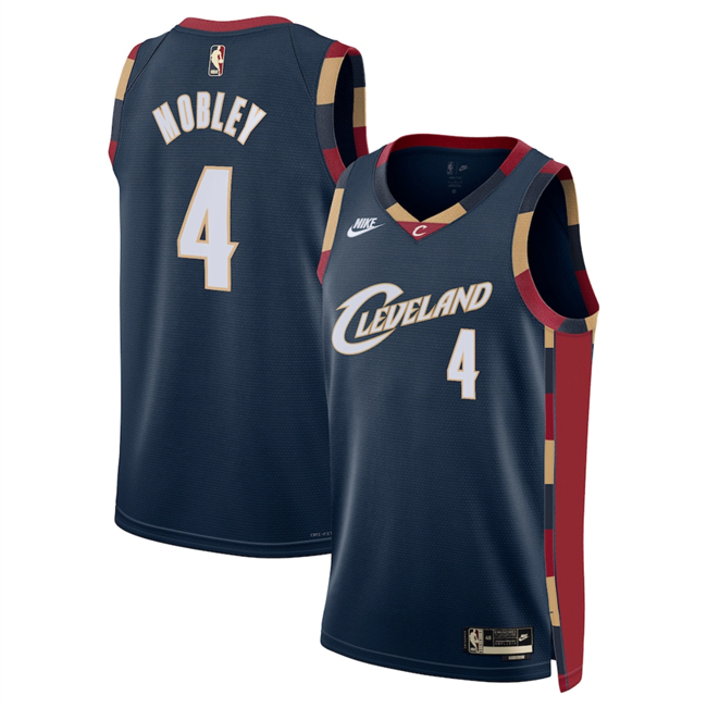 Men's Cleveland Cavaliers #4 Evan Mobley Navy 2025 Classic Edition Stitched Jersey Men's Cleveland Cavaliers #4 Evan Mobley Navy 2025 Classic Edition Stitched Jersey