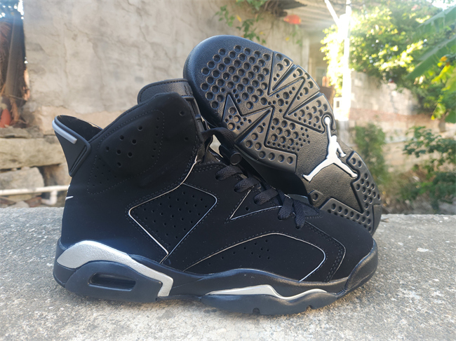 Men's Running Weapon Air Jordan 6 Black Shoes 084 Men's Running Weapon Air Jordan 6 Black Shoes 084