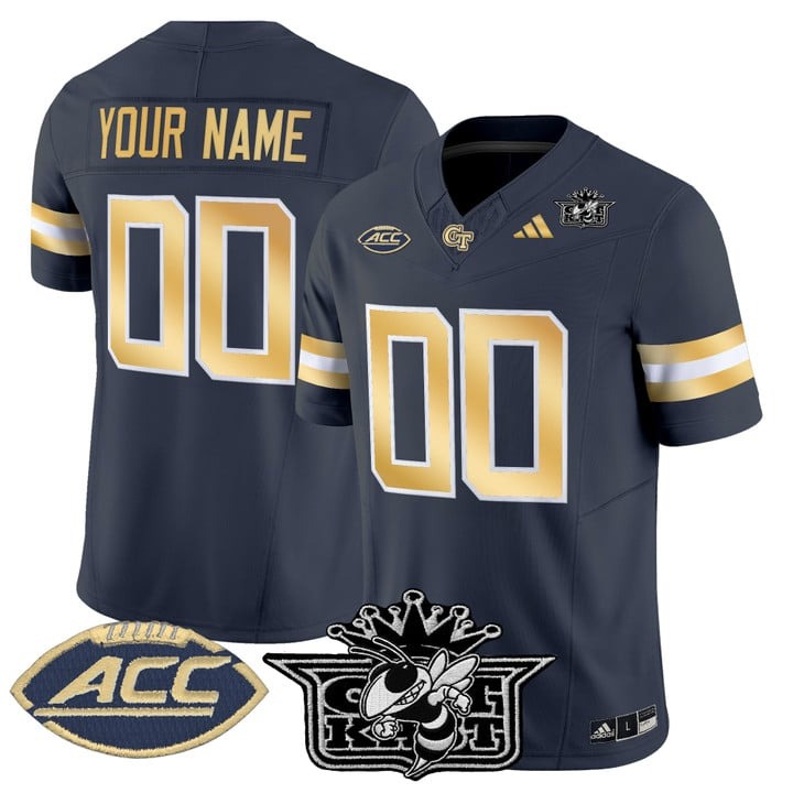 Men's Georgia Tech Yellow Jackets Football Custom Dark Grey Outkast Patch 2025 Vapor F.U.S.E. Limited Stitched Jersey Men's Georgia Tech Yellow Jackets Football Custom Dark Grey Outkast Patch 2025 Vapor F.U.S.E. Limited Stitched Jersey