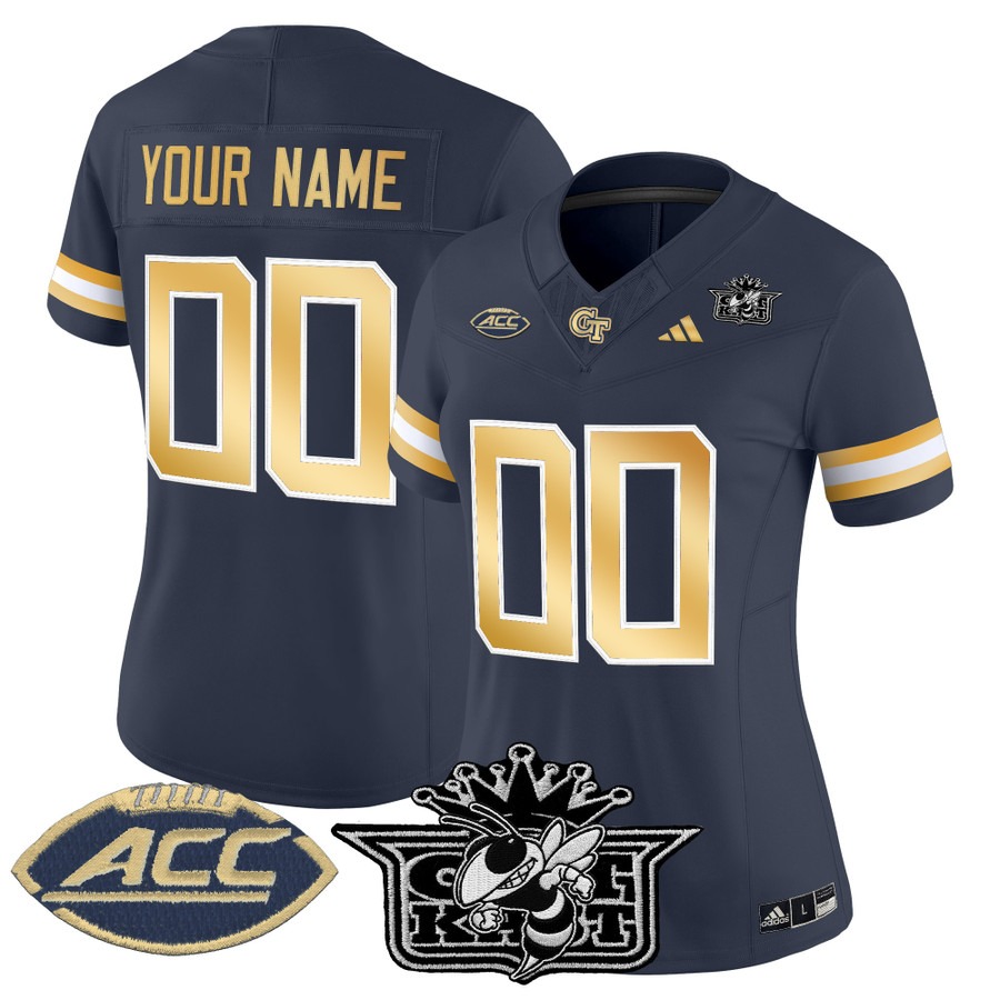Women's Outkast x Georgia Tech Yellow Jackets Custom 2025 Vapor F.U.S.E. Limited stitched Jersey - Dark Gray Women's Outkast x Georgia Tech Yellow Jackets Custom 2025 Vapor F.U.S.E. Limited stitched Jersey - Dark Gray