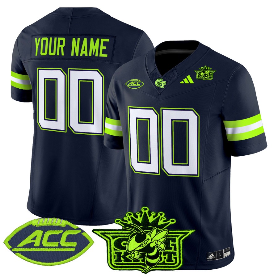 Men's Outkast x Georgia Tech Yellow Jackets Custom Atliens 2025 Vapor Limited Stitched Jersey Men's Outkast x Georgia Tech Yellow Jackets Custom Atliens 2025 Vapor Limited Stitched Jersey