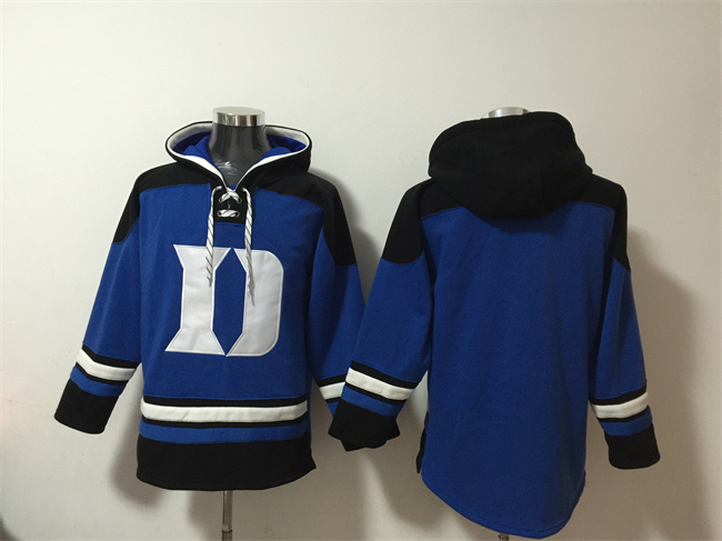 Men's Duke Blue Devils Blank Royal Ageless Must-Have Lace-Up Pullover Hoodie Men's Duke Blue Devils Blank Royal Ageless Must-Have Lace-Up Pullover Hoodie
