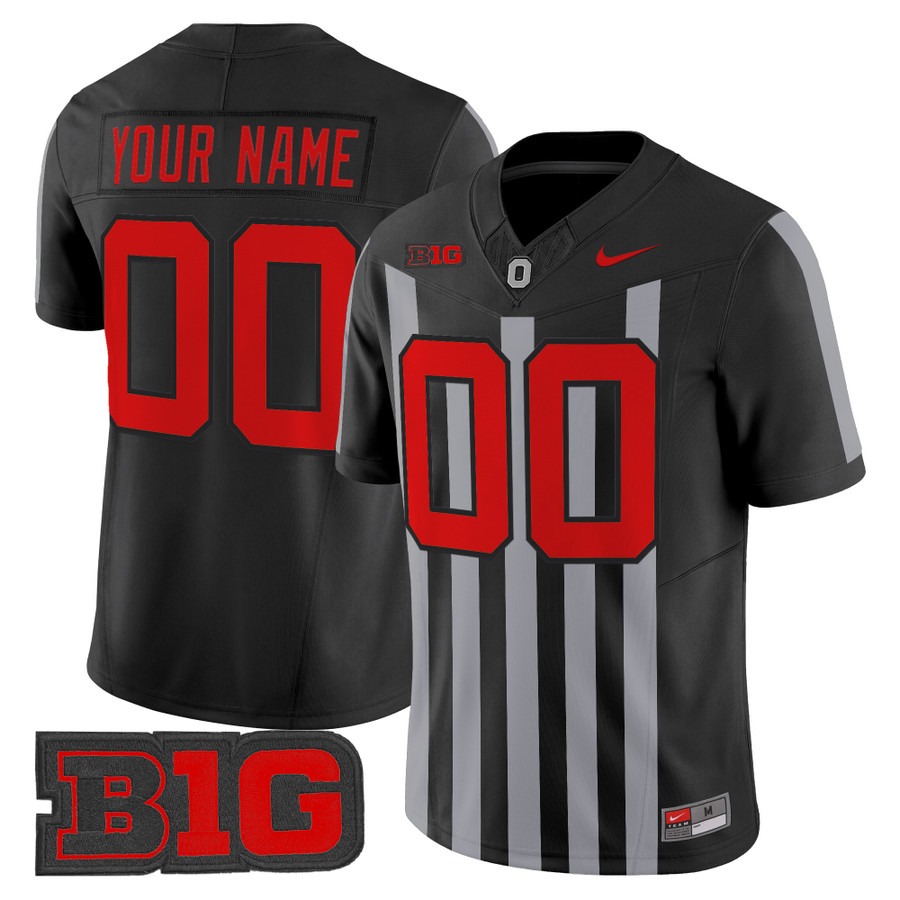 Men's Ohio State Buckeyes Custom Black Throwback F.U.S.E. Vapor Limited Stitched Football Jersey Men's Ohio State Buckeyes Custom Black Throwback F.U.S.E. Vapor Limited Stitched Football Jersey