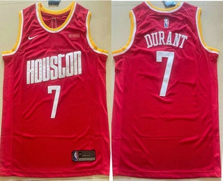 Men's Houston Rockets #7 Kevin Durant Red Classic Swingman Jersey Men's Houston Rockets #7 Kevin Durant Red Classic Swingman Jersey
