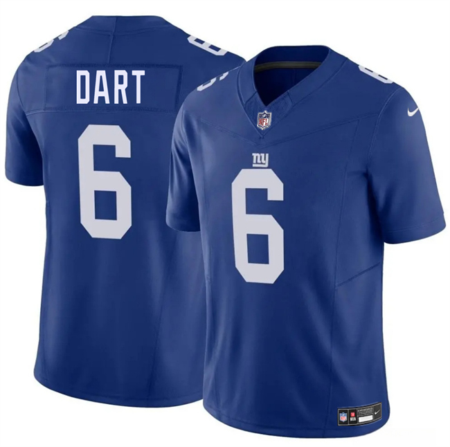 Toddlers New York Giants #6 Jaxson Dart Blue 2025 Draft F.U.S.E. Vapor Untouchable Limited Stitched Football Jersey Toddlers New York Giants #6 Jaxson Dart Blue 2025 Draft F.U.S.E. Vapor Untouchable Limited Stitched Football Jersey