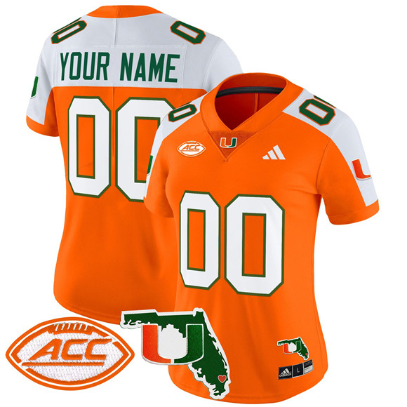 Women's Oregon Ducks Active Player Custom Orange Alternate 2024 F.U.S.E. Florida Patch Vapor Limited Stitched Football Jersey(Run Small)
